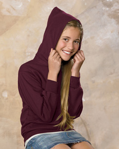 Hanes P473 Youth 7.8 oz. ComfortBlend® EcoSmart® 50/50 Pullover Hood