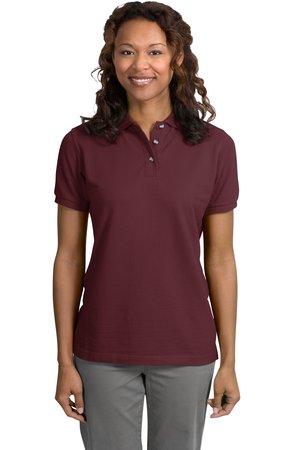 Port Authority – Ladies Pique Knit Polo. L420