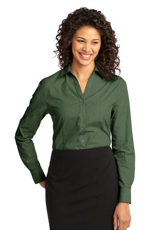 Port Authority L640 Ladies Crosshatch Easy Care Shirt